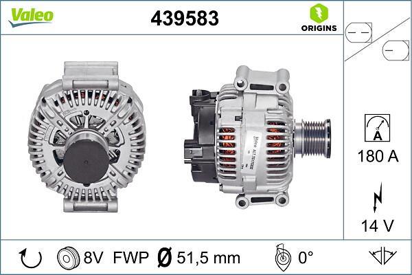 Alternateur VALEO 439583