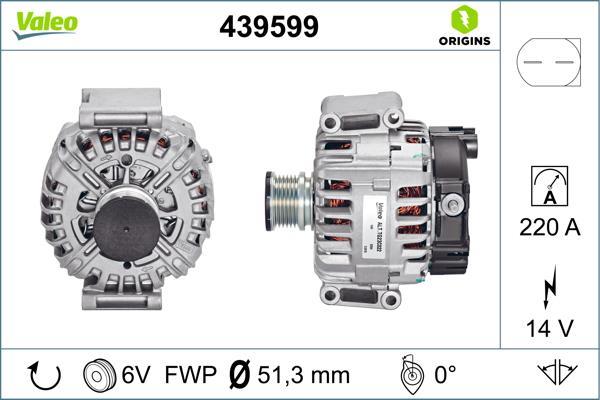 Alternador VALEO 439599