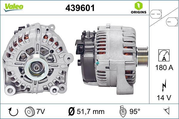 Alternateur VALEO 439601