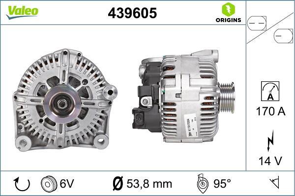 Alternateur VALEO ref. 439605