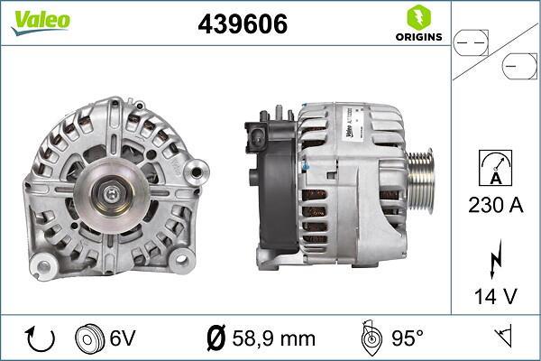 Alternateur VALEO 439606