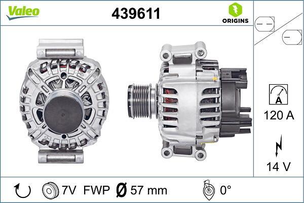 Alternateur VALEO 439611