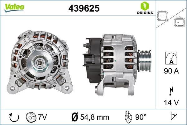 Alternador VALEO ref. 439625