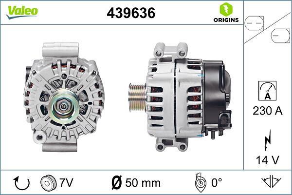 Alternateur VALEO 439636