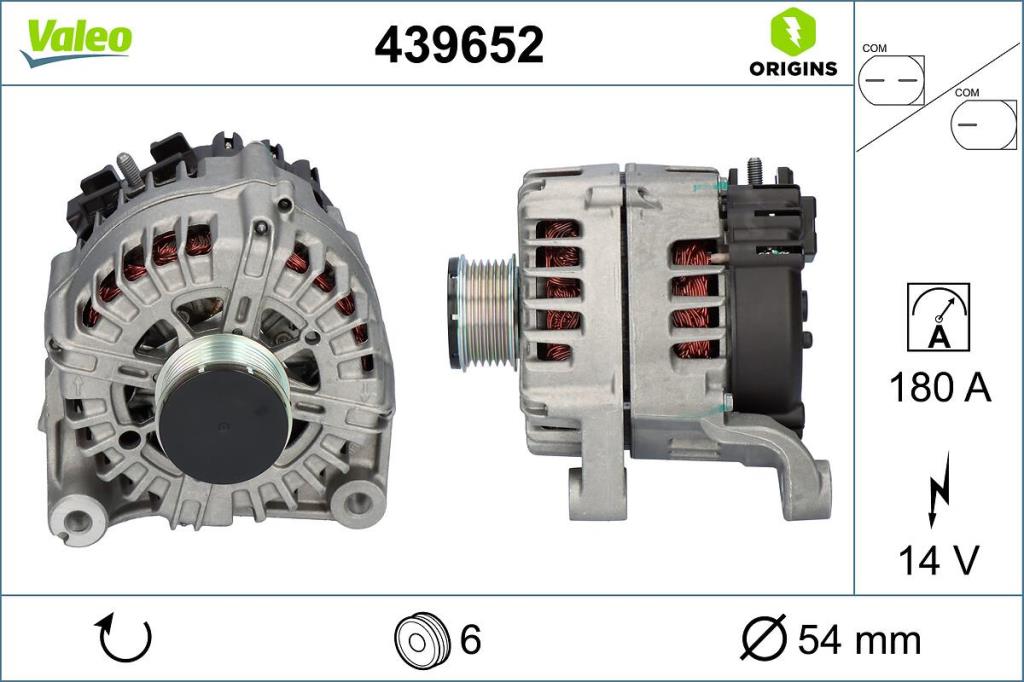 Alternateur VALEO 439652
