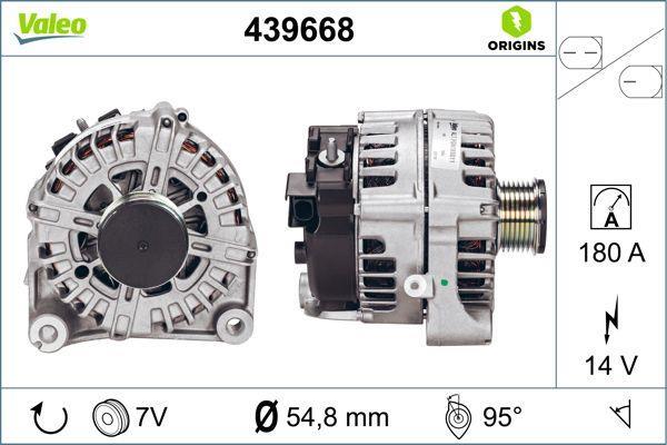 Alternador VALEO ref. 439668