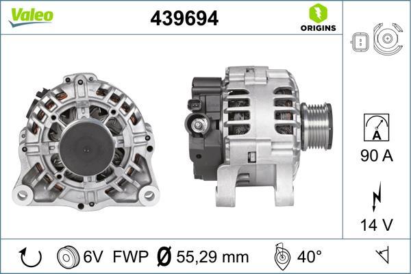 Alternador VALEO 439694