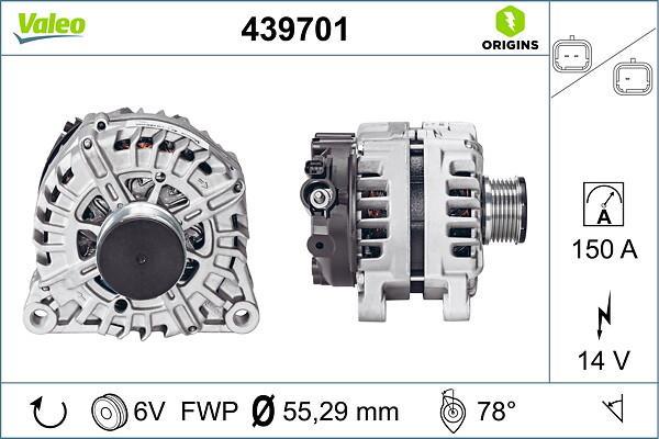 Alternateur VALEO ref. 439701