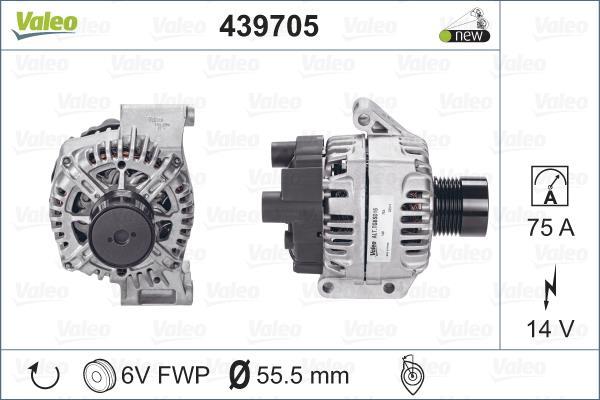 Alternateur VALEO 439705