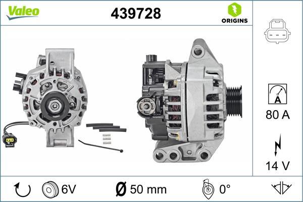 Alternador VALEO 439728