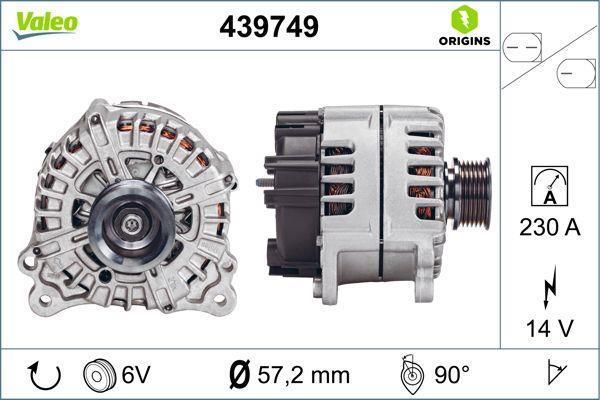 Alternador VALEO 439749