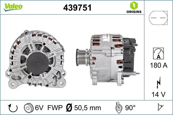 Alternateur VALEO 439751