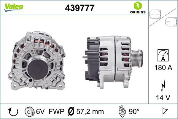Alternateur VALEO 439777