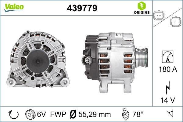 Alternador VALEO ref. 439779