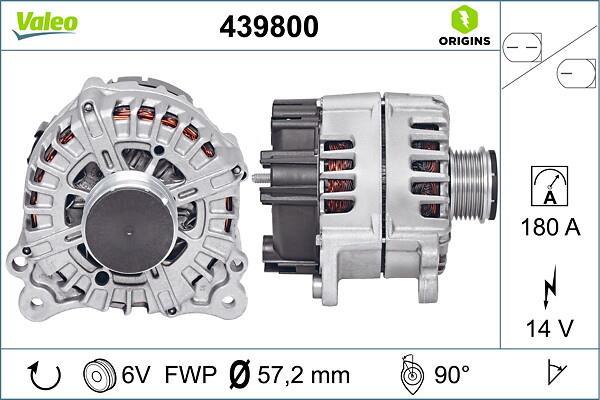 Alternador VALEO ref. 439800