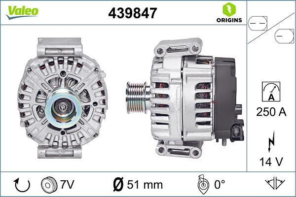 Alternador VALEO ref. 439847