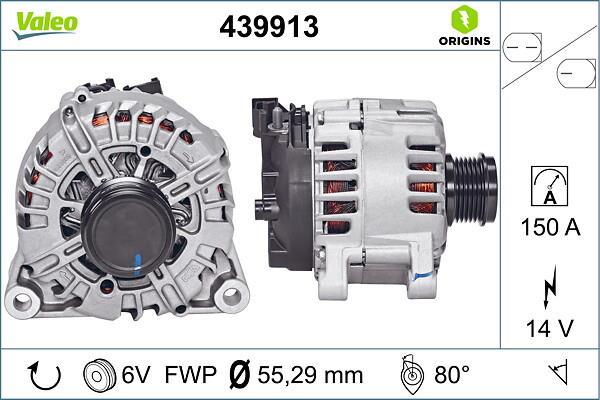 Alternador VALEO ref. 439913
