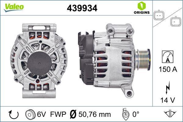 Alternateur VALEO ref. 439934