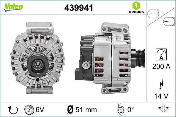 Alternador VALEO ref. 439941