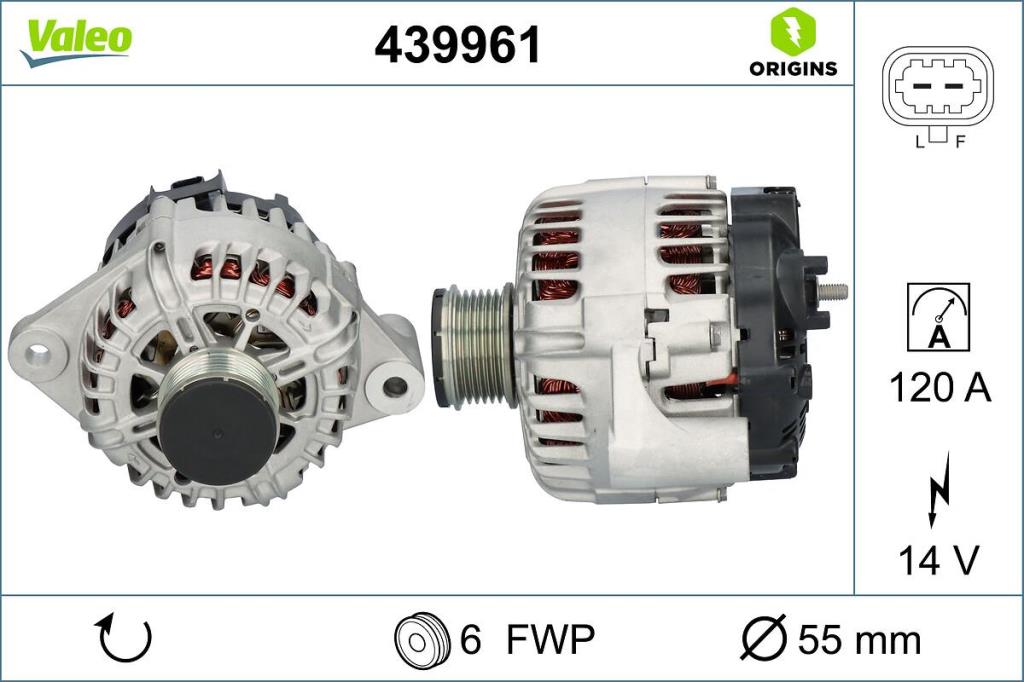 Alternateur VALEO ref. 439961