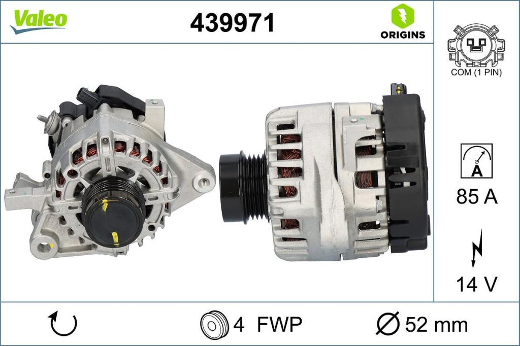 Alternateur VALEO ref. 439971