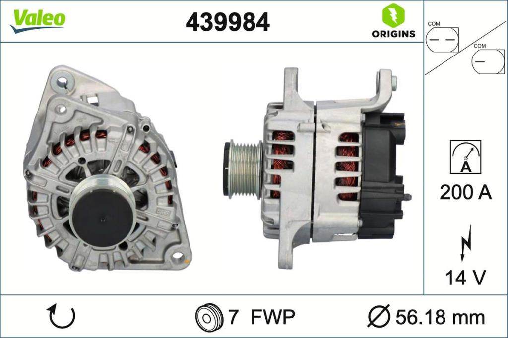 Alternateur VALEO 439984
