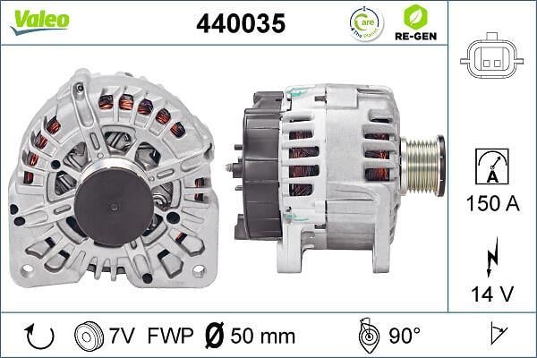 Alternateur VALEO 440035