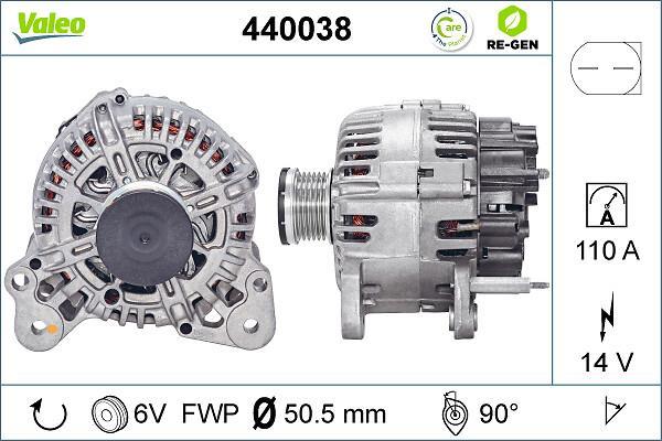 Alternateur VALEO 440038
