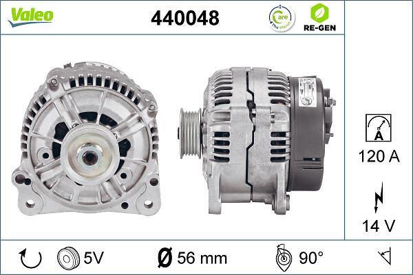 Alternateur VALEO 440048