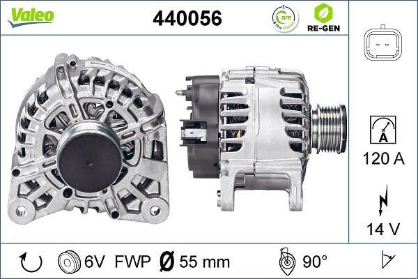 Alternador VALEO ref. 440056