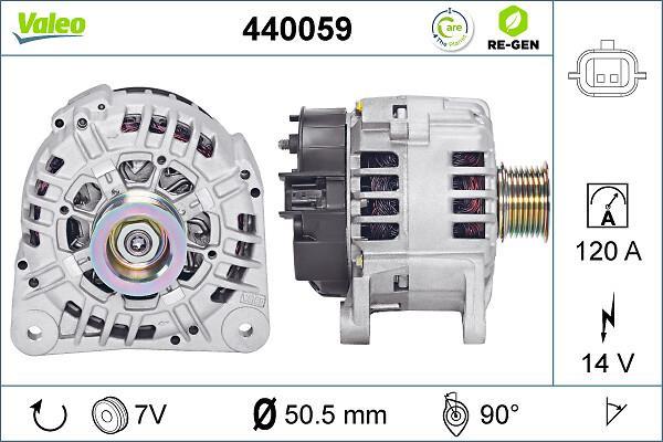 Alternateur VALEO ref. 440059
