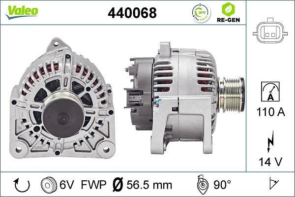 Alternateur VALEO ref. 440068