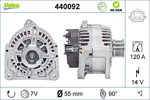 Alternateur VALEO ref. 440092