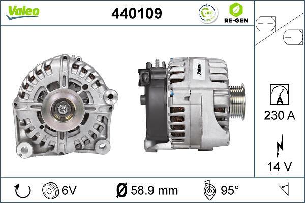 Alternateur VALEO 440109