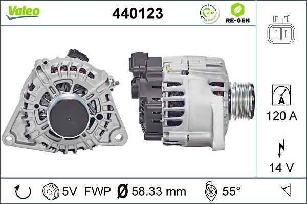 Alternateur VALEO ref. 440123