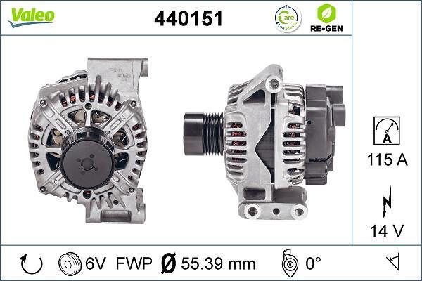 Alternateur VALEO 440151