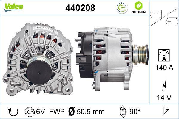 Alternateur VALEO ref. 440208