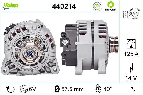 Alternateur VALEO ref. 440214