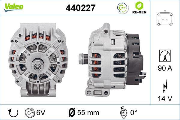 Alternateur VALEO ref. 440227