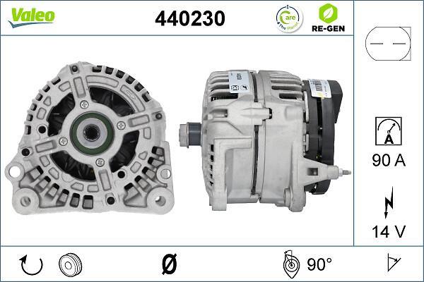 Alternador VALEO ref. 440230