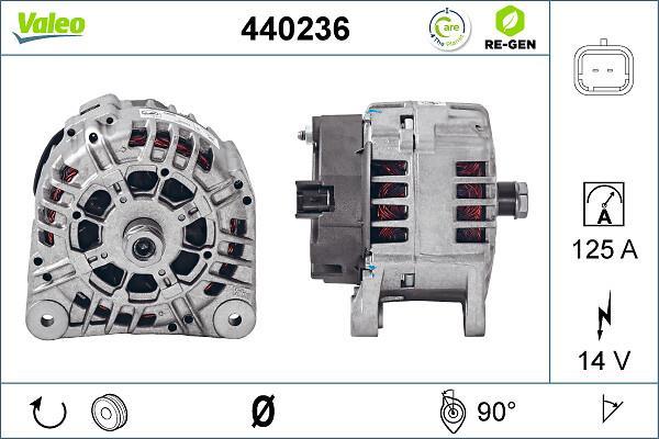 Alternateur VALEO ref. 440236