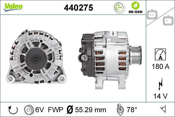 Alternateur VALEO ref. 440275