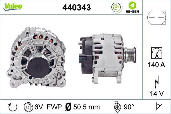 Alternateur VALEO 440343