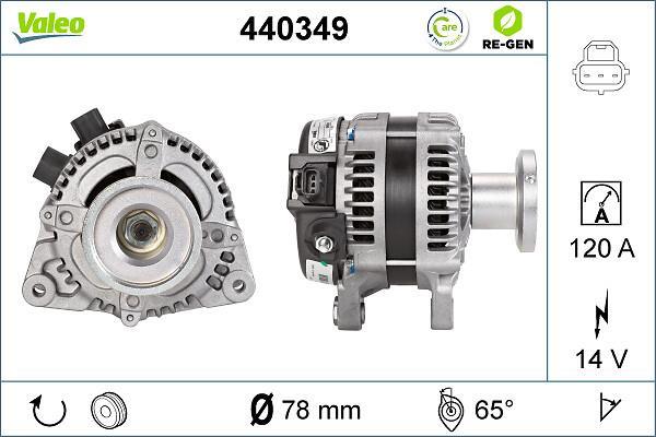 Alternateur VALEO 440349