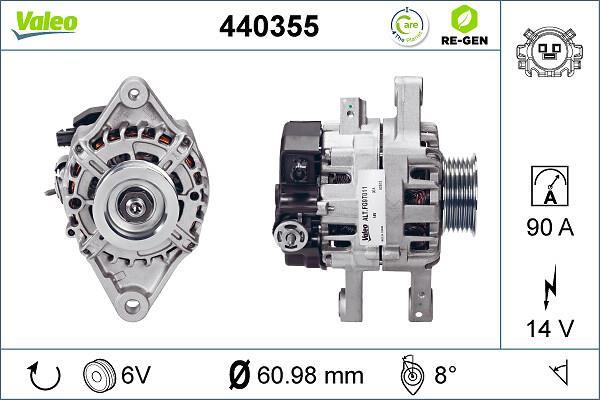Alternateur VALEO 440355