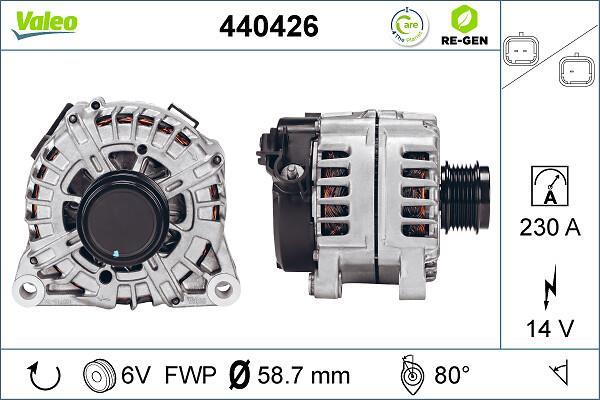 Alternador VALEO 440426