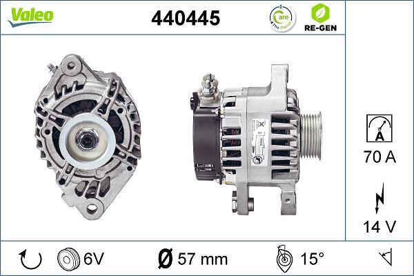 Alternateur VALEO 440445