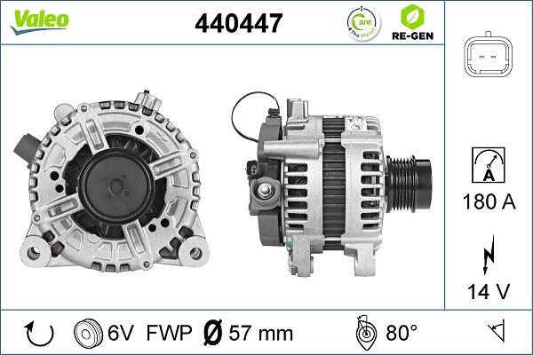 Alternador VALEO 440447
