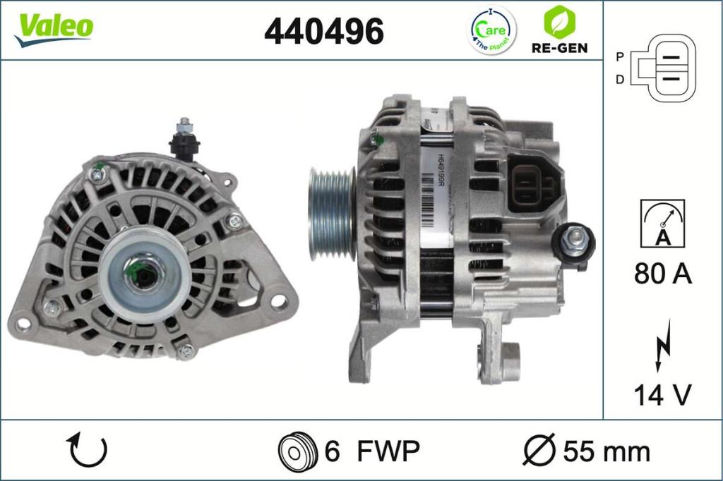 Alternateur VALEO 440496