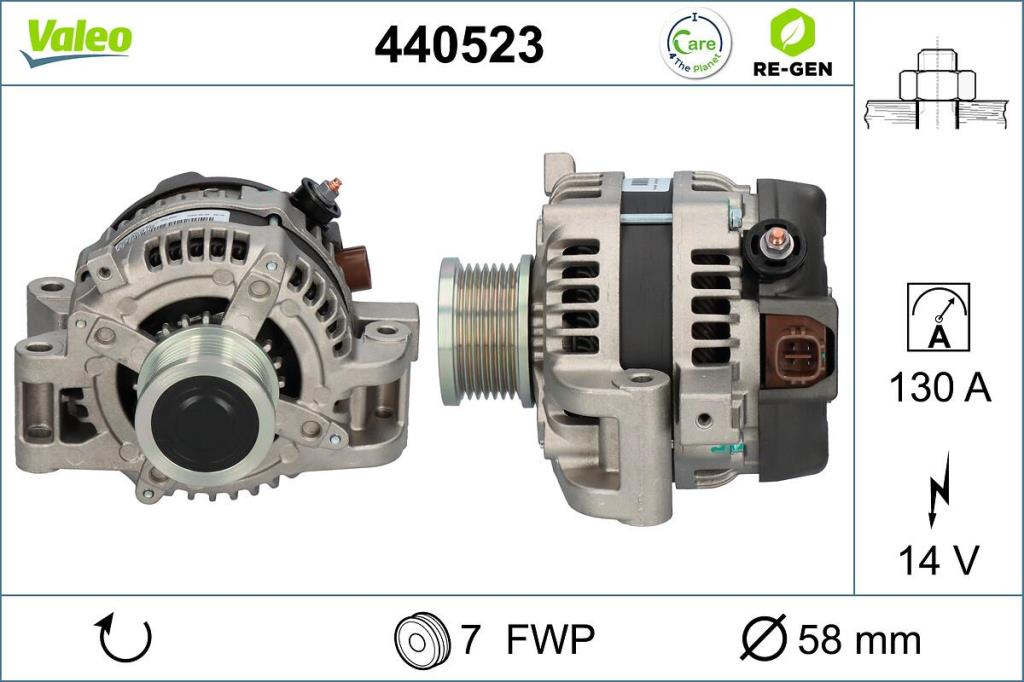 Alternateur VALEO 440523